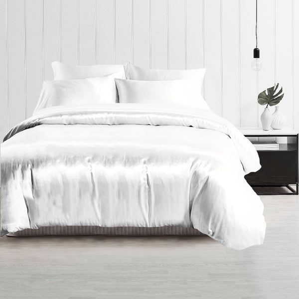 Luxor 1000TC Ultra Soft Silky Satin Quilt Cover Set