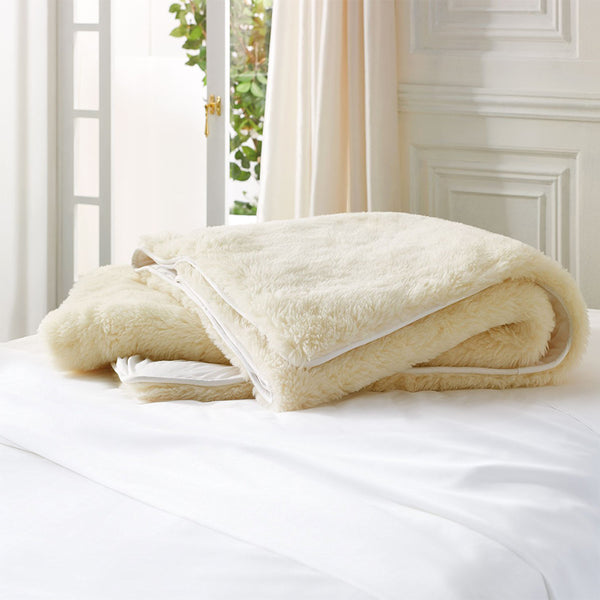 Woolcomfort Australian Made Fully Fitted Reversible Wool Underlay