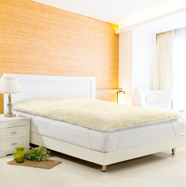 Woolcomfort Australian Made Reversible Wool Underlay with Corner Straps