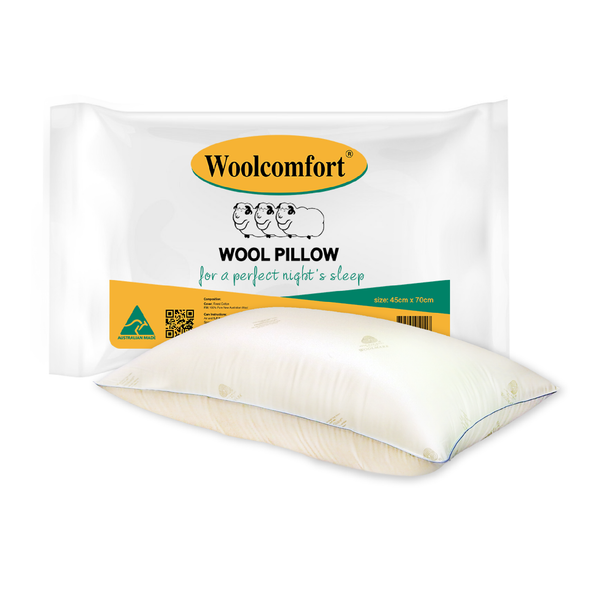 Woolcomfort Australian Made Pure New Wool Pillow