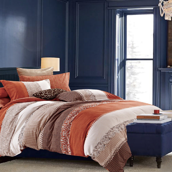 Luxor Cotton Windsor Love Design Quilt Doona Duvet Cover Set