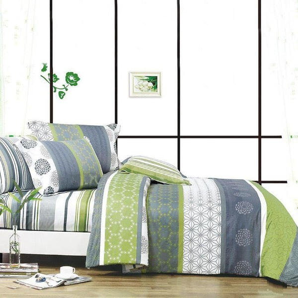 Luxor Cotton Dexter Design Quilt Doona Duvet Cover Set