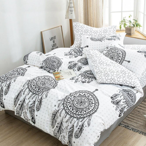 Dreamfields Mandala Dream Catcher Design Quilt Doona Duvet Cover Set
