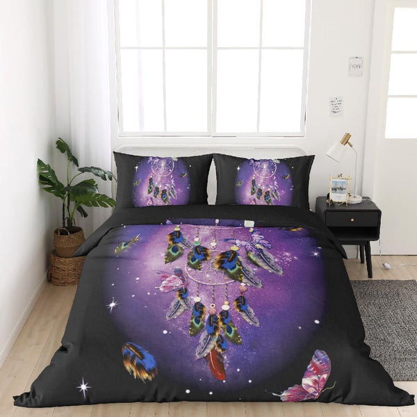 Dreamfields Fantasy Butterfly Design Quilt Doona Duvet Cover Set