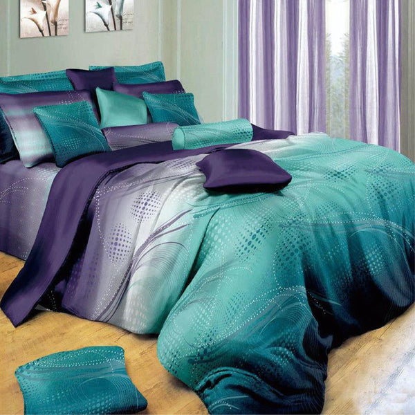 Luxor Cotton Rhythm Design Quilt Doona Duvet Cover Set