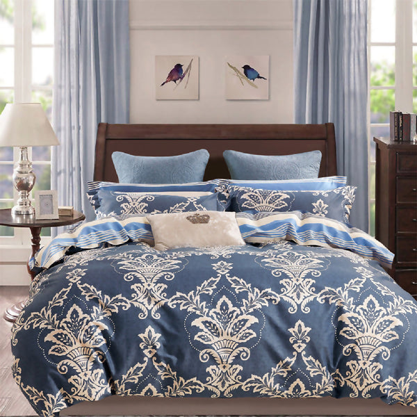 Luxor Cotton Su Tiya Design Quilt Doona Duvet Cover Set