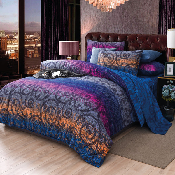 Dreamfields Mandala Ocean Design Quilt Doona Duvet Cover Set
