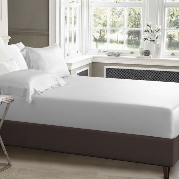 Luxor 1000TC Ultra Soft Silky Satin Fitted Sheet Set (No Flat Sheet)