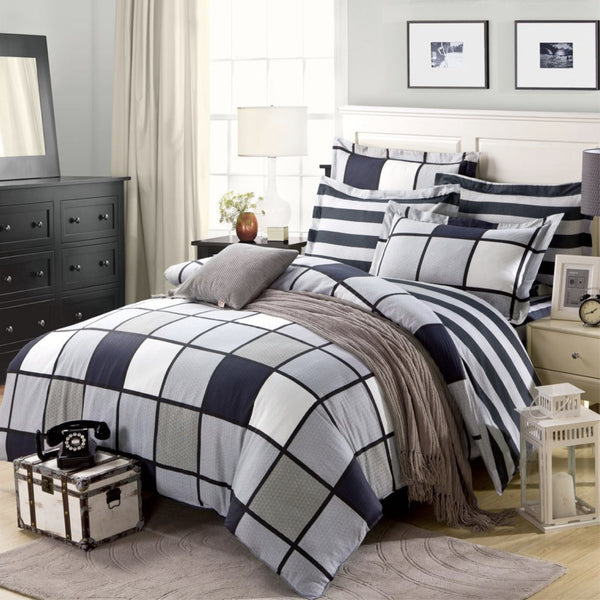 Luxor Cotton Inception Design Quilt Doona Duvet Cover Set