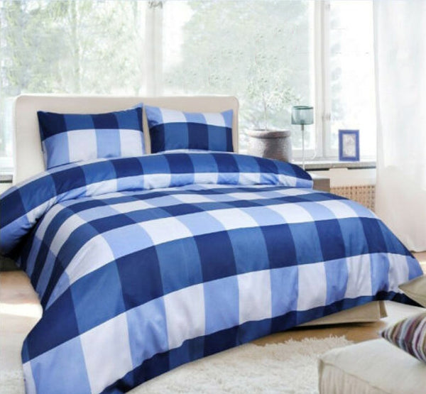 Dreamfields Magic Checks Design Quilt Doona Duvet Cover Set