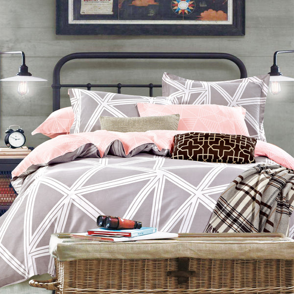 Luxor Cotton Revery Design Quilt Doona Duvet Cover Set