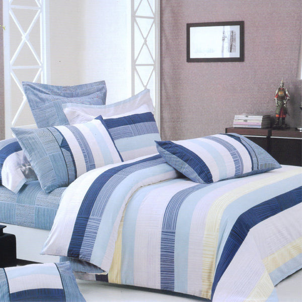 Luxor Cotton City Of Love Design Quilt Doona Duvet Cover Set