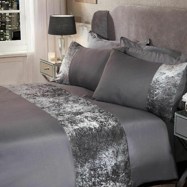 Dreamfields Silvery Stone Design Quilt Doona Duvet Cover Set