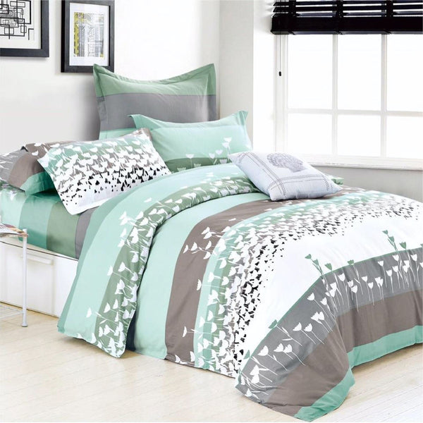Luxor Cotton Fall In Love Design Quilt Doona Duvet Cover Set
