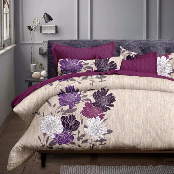 Dreamfields Float Flora Design Quilt Doona Duvet Cover Set