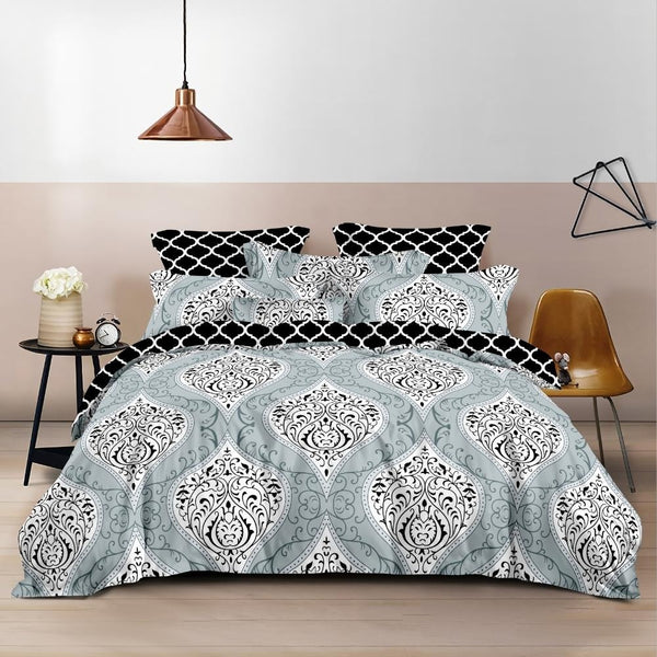 Luxor Cotton Utopia Design Quilt Doona Duvet Cover Set