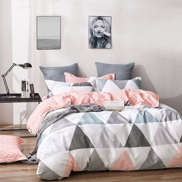 Luxor Cotton Spirits Design Quilt Doona Duvet Cover Set